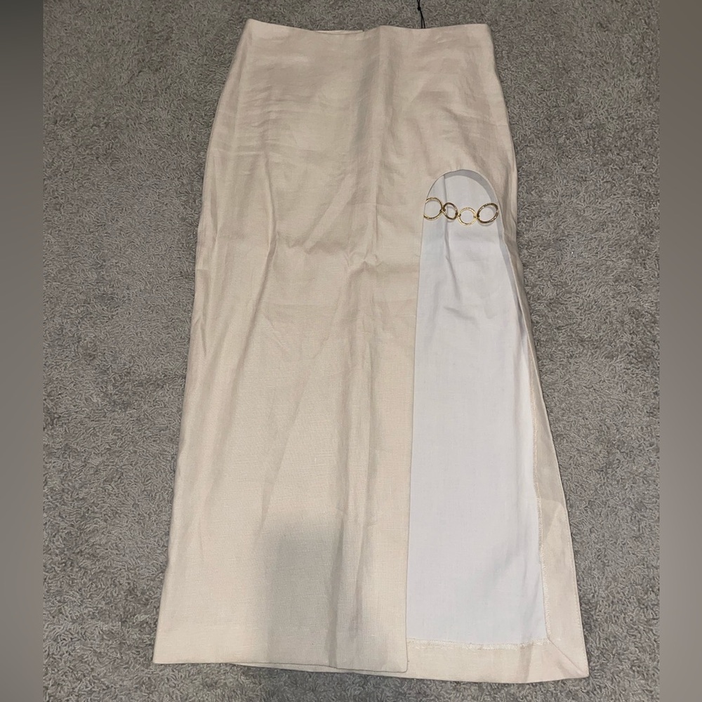 Zara Midi Skirt with Chain
